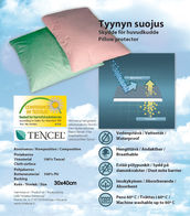 Tyynynsuojus / tyynyliina tencel 30x40cm