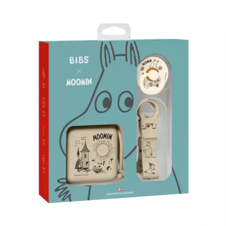BIBS lahjapakkaus Moomin - Tuttikotelot - 5713795282050 - 1