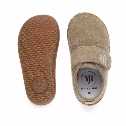 Yoyo Jr Barefoot paljasjalkakengät - Mink huopakangas - Paljasjalkakengät - 8680012254000 - 2