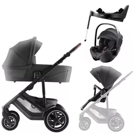 Britax Smile 5Z starttipaketti (Baby-Safe Pro turvakaukalolla) - Lastenvaunujen starttipaketit - 4000121212250 - 1