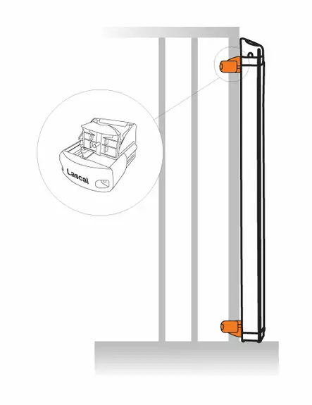 Lascal Kiddy Guard Avant kaidekiinnit. - Jatkopalat ja lisäosat - 7330863125620 - 3