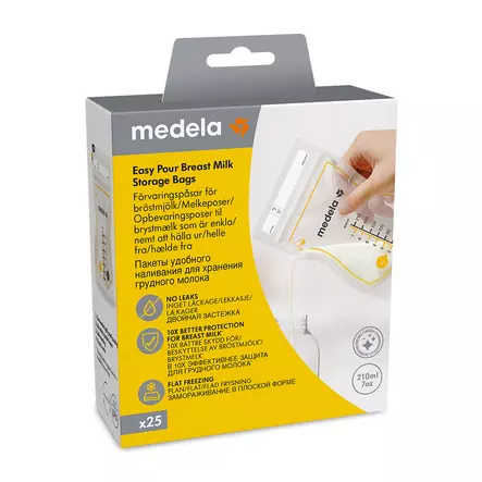 Medela rintamaidon säilytyspussit 25kpl - Rintapumput ja lisävarusteet - 7610472880180 - 1