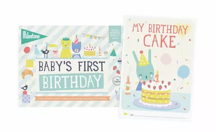 Milestone Booklet Baby's First Birthday - Kortit - 8718564767070 - 1