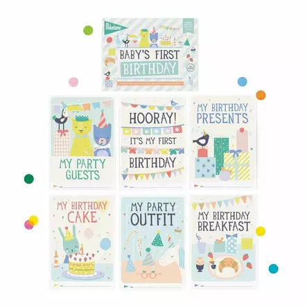 Milestone Booklet Baby's First Birthday - Kortit - 8718564767070 - 2
