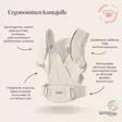 BabyBjörn kantoreppu Hold 0-18kk - Rintareput - 7317680890030 - 3