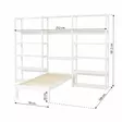 STOREY hyllyt 14kpl, sänky, 80cm - valkoinen - Hyllykokonaisuudet - 5706558036410 - 4