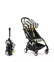 Stokke Yoyo 6+ rattaat, Monaco Summer Kit - musta runko - Matkarattaat - 7040356555560 - 7