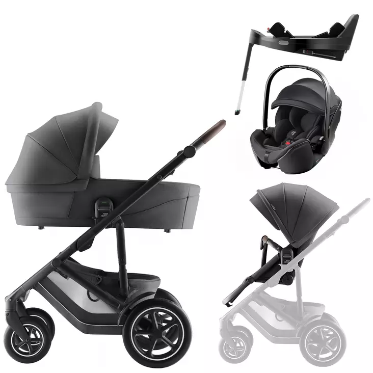 Britax Smile 5Z starttipaketti (Baby-Safe Pro turvakaukalolla) - Lastenvaunujen starttipaketit - 4000121212250 - 1