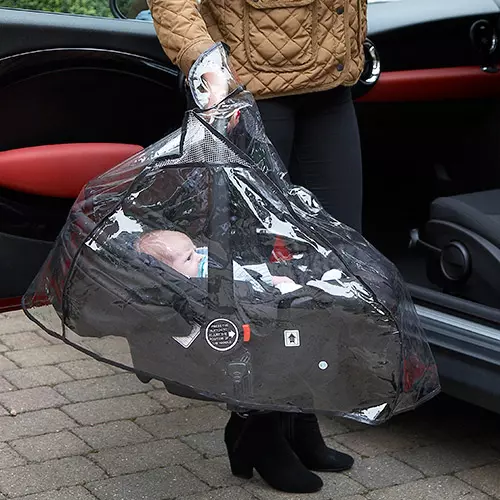 Clippasafe Infant Car Seat Rain Cover - Suojat turvakaukaloon - 5015876020200 - 3