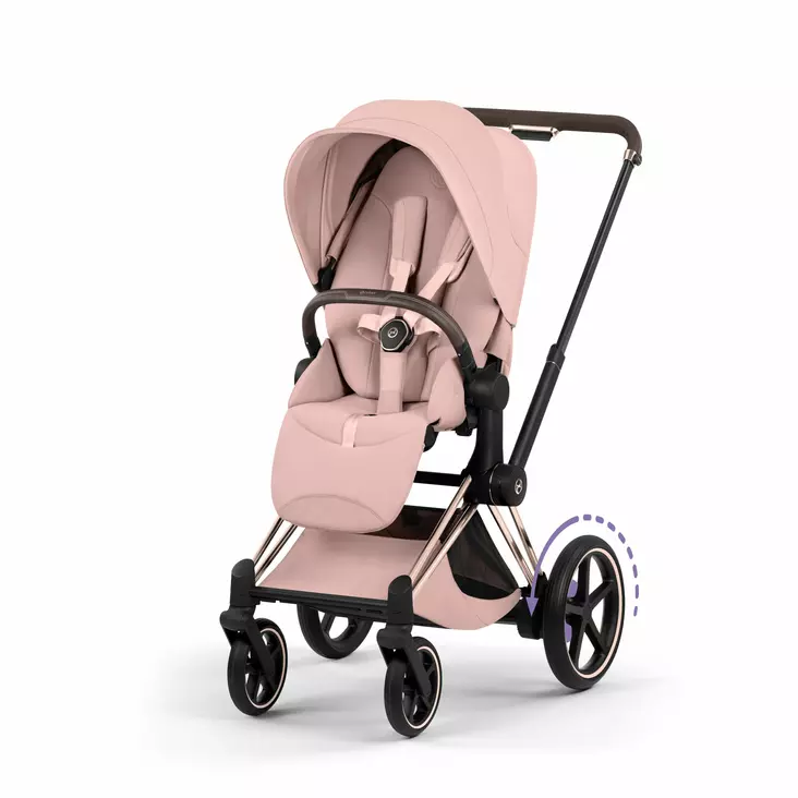 Cybex ePriam Style rattaat (Rosegold) - Rattaat ja kuomurattaat - 4063846550600 - 1