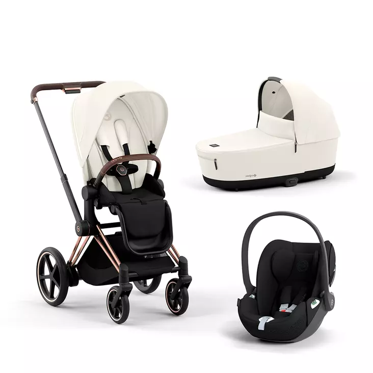 Cybex ePriam yhdistelmävaunut ja turvakaukalo (Rosegold) - Yhdistelmävaunut - 4063854117800 - 1