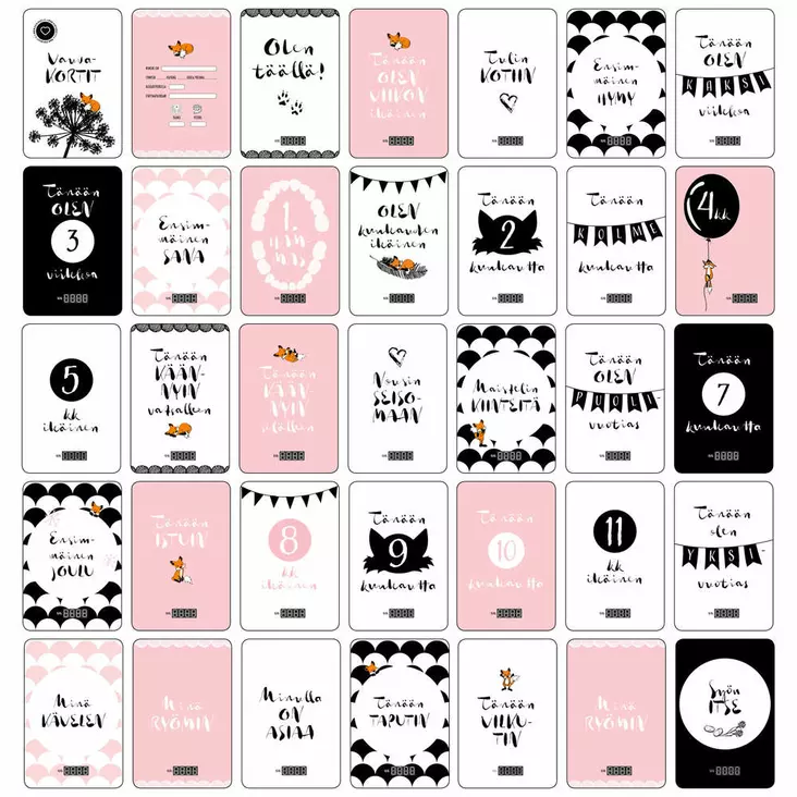 KirpunKoti virstanpylväskortit - Kortit - 06429810998040 - 1