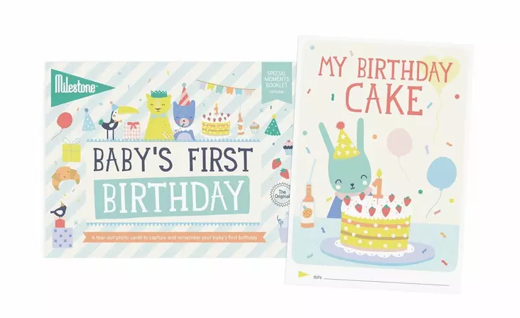 Milestone Booklet Baby's First Birthday - Kortit - 8718564767070 - 1