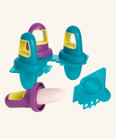 Nuk mehujäämuotit 4 kpl - Lapsen ruoan pakastus - 4008600184850 - 1