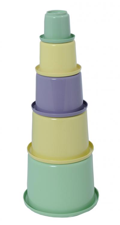 Plasto leikkipurkit 5 kpl - Ulkolelut - 6410310219360 - 1