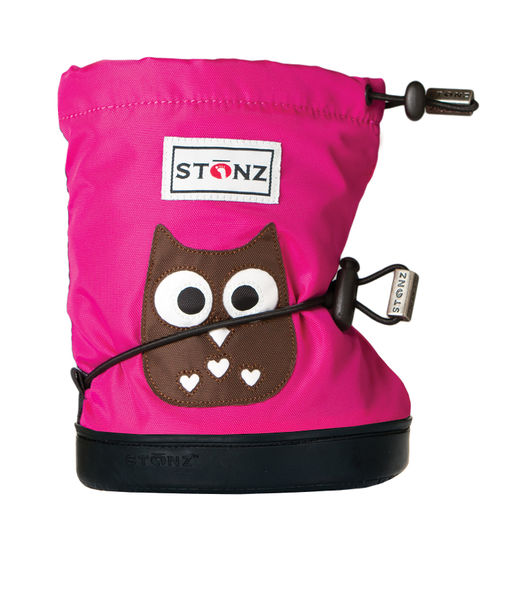 Stonz Booties töppöset - Owl Fuchsia Plus - Töppöset - 4875663020 - 1