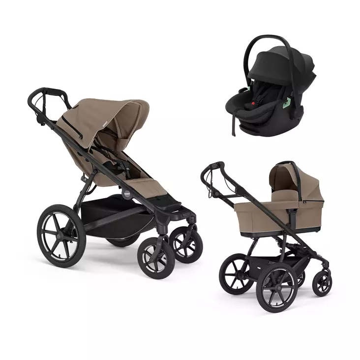 Thule Urban Glide 4 yhdistelmävaunut ja Thule Maple turvakaukalo - Lastenvaunujen starttipaketit - 872299049600 - 1