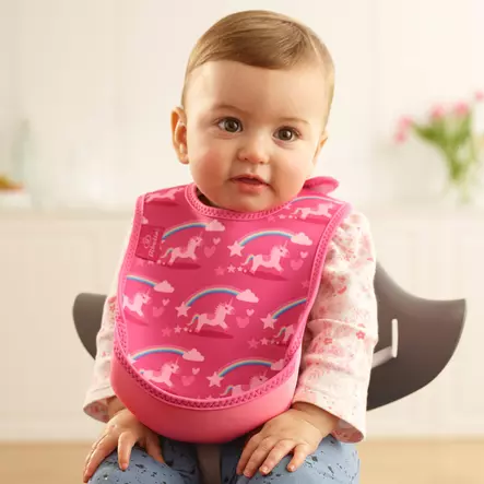 Bibetta ruokalappu neopreeni yksisarvine - Ruokalaput - 5060100376561 - 2