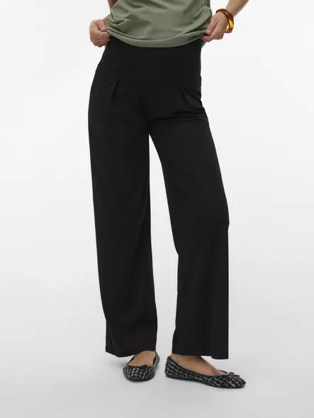 Mamalicious Mlchrissy Wide Pants housut - Housut ja haalarit - 5715869292511 - 1
