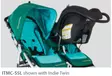 Bumbleride Indie Twin adapteri ylempi - Adapterit ja turvakaaret tuplarattaisiin - 812812012221 - 1