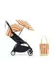 Stokke Yoyo 6+ rattaat, Capri Summer Kit - musta runko - Matkarattaat - 7040356555561 - 5
