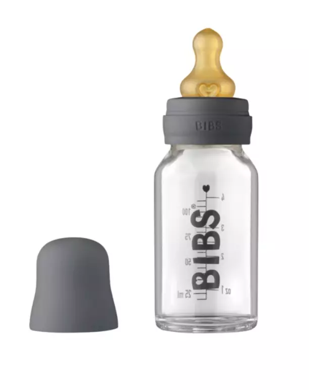 BIBS lasinen tuttipullo 110ml - Tuttipäät, juomanokat ja korkit - 5713795244171 - 1