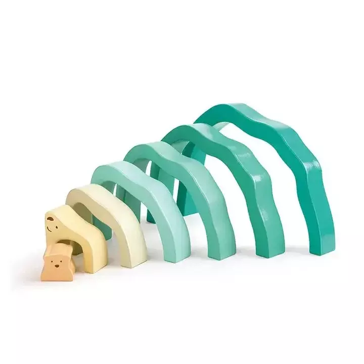 Hape jääkarhut palikkaleikki - Puulelut - 6943478036321 - 1