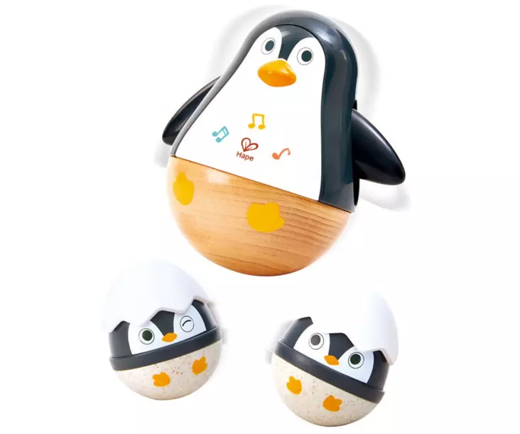 Hape vaappuvat pingviinit - Puulelut - 6943478053021 - 1