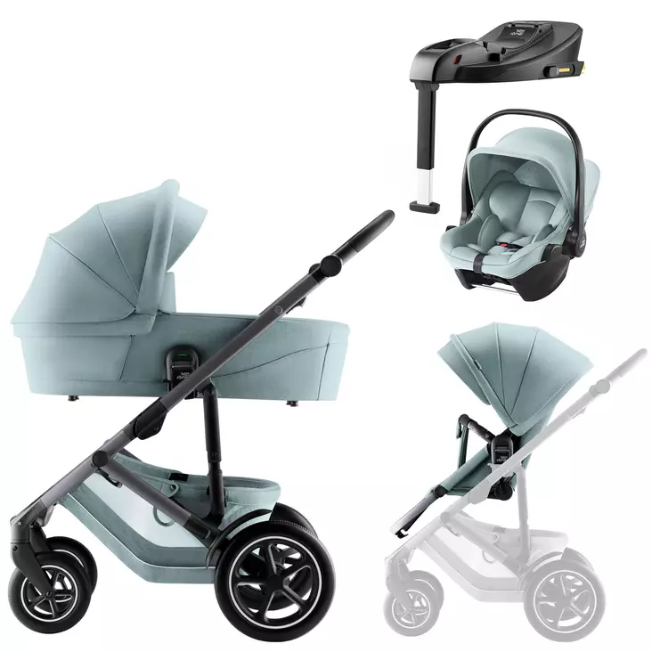 Britax Smile 5Z starttipaketti (Baby-Safe Core turvakaukalolla) - Lastenvaunujen starttipaketit - 4000121212301 - 1