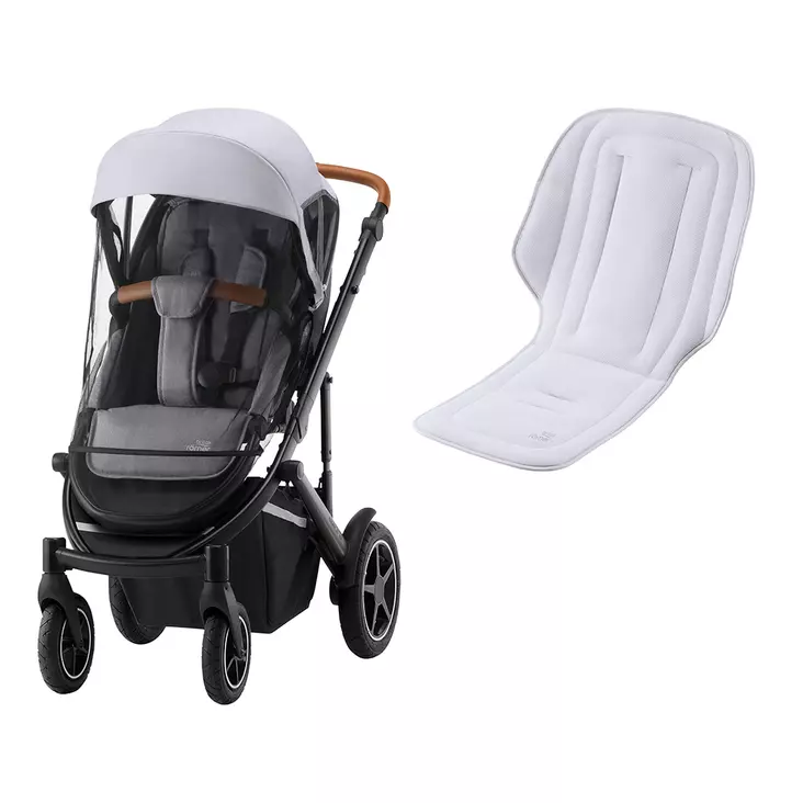Britax Smile III Stay Cool paketti - Kesäkuomut ja vaihdettavat kuomut - 502141526355241 - 1