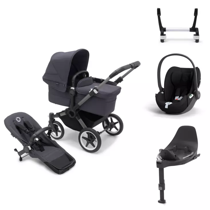 Bugaboo Donkey5 Mono starttipaketti (Cloud T turvakaukalolla) - Lastenvaunujen starttipaketit - 8717447431921 - 1