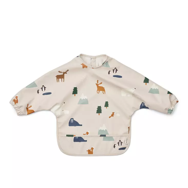 Liewood Merle hihallinen ruokalappu - Ruokalaput hihoilla - 5715493377151 - 1