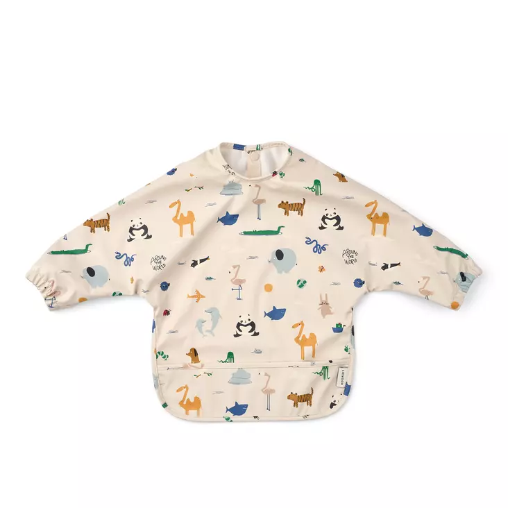 Liewood Merle hihallinen ruokalappu - Ruokalaput hihoilla - 5715493533601 - 1