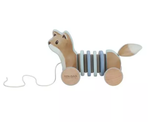 Little Dutch vedettävä kettu 18kk+ - Puulelut - 8713291772571 - 1