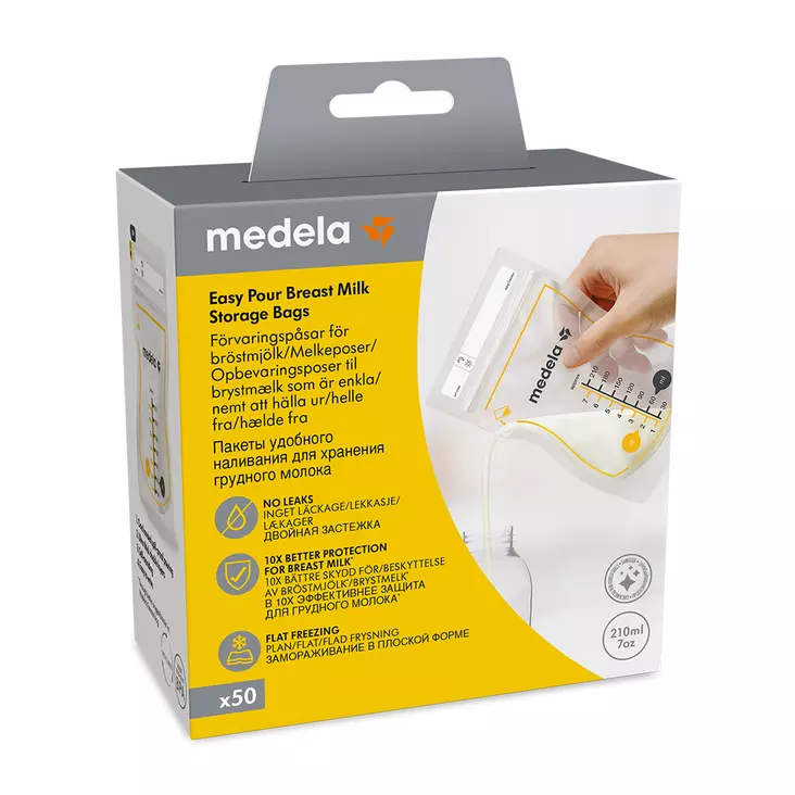 Medela rintamaidon säilytyspussit 50kpl - Rintapumput ja lisävarusteet - 7610472880241 - 1