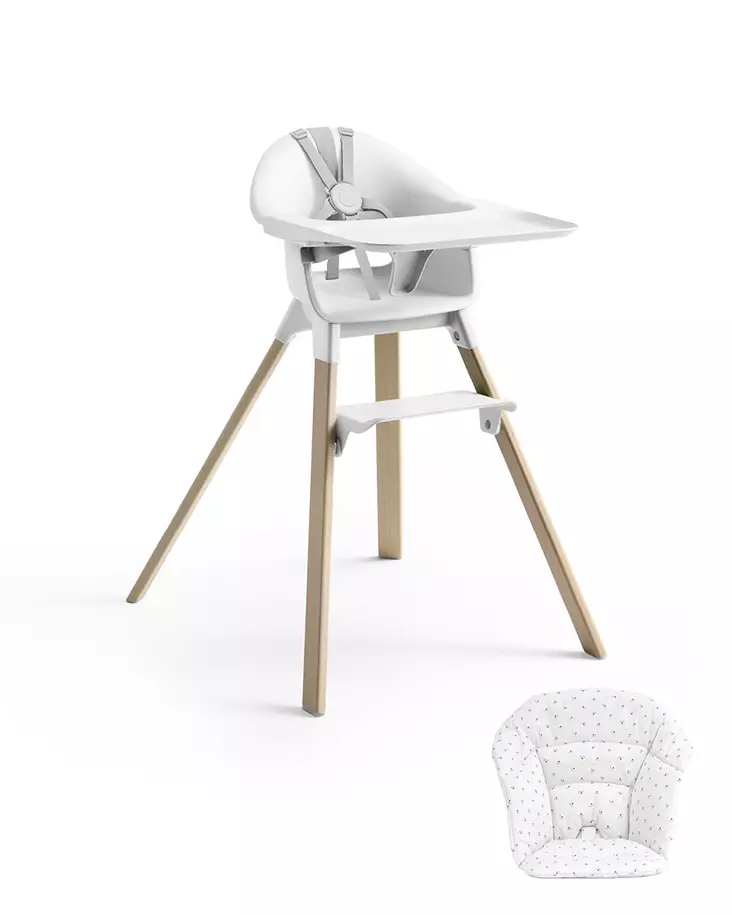 Stokke Clikk syöttötuoli ja pehmuste - Syöttötuolit - 70403555211 - 2