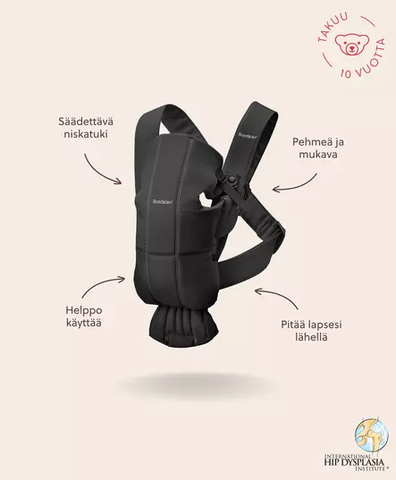BabyBjörn kantoreppu Mini - Rintareput - 7317680210562 - 2