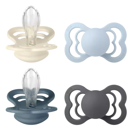 BIBS Supreme tutti 6-18kk 4-pack silikon - Tutit - 5713795280322 - 1
