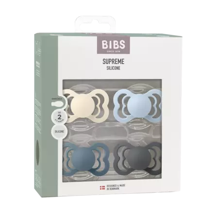 BIBS Supreme tutti 6-18kk 4-pack silikon - Tutit - 5713795280322 - 2