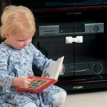 Clippasafe Glass Cabinet Lock - Lukot, salvat ja sulkimet - 5015876020682 - 5