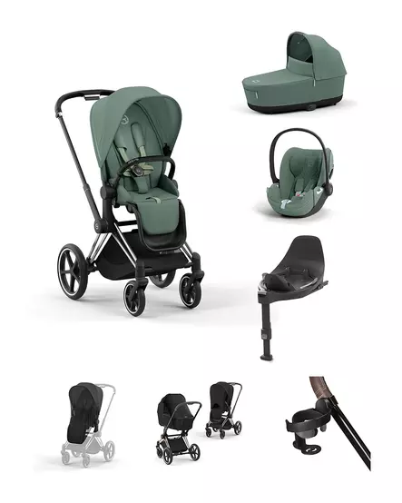 Cybex Priam 4 starttipaketti lisävarusteilla (Chrome Black) - Lastenvaunujen starttipaketit - 406321521697 - 1