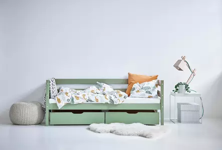 Laatikkosarja 70x160cm sänkyihin - vaalean vihreä - Lasten sängyt ja lisäosat - 5706558033082 - 2