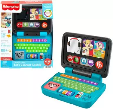 Fisher-Price Let's Connect Laptop Suomi - Aktiviteettilelut - 0194735133222 - 1