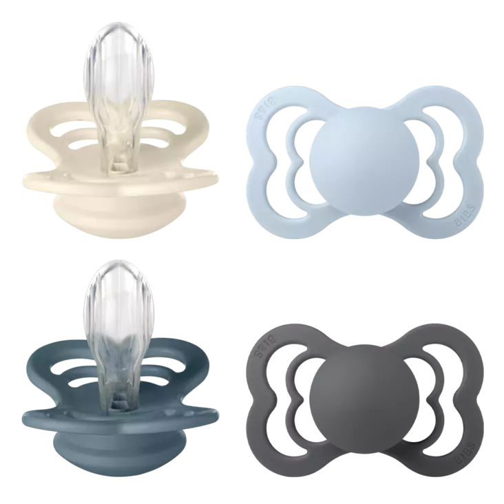 BIBS Supreme tutti 6-18kk 4-pack silikon - Tutit - 5713795280322 - 1