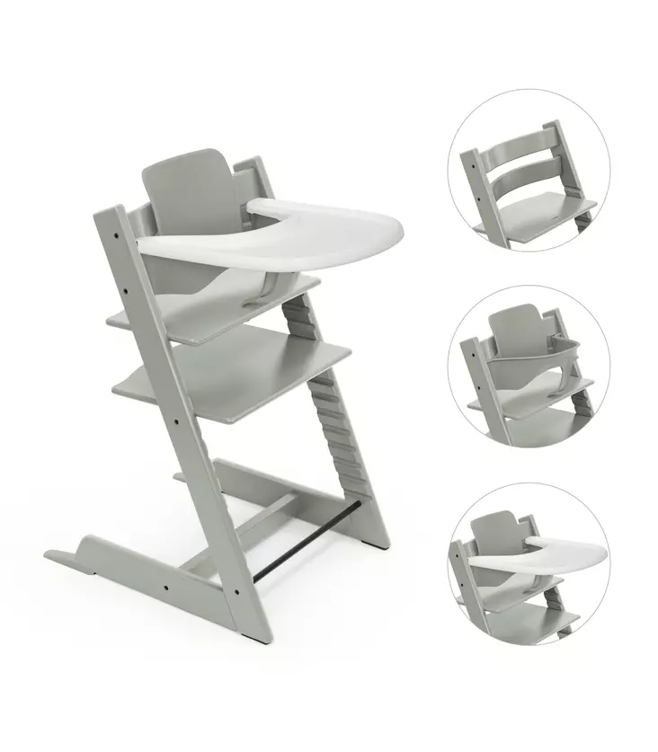 Stokke Tripp Trapp bundle tarjottimella - Syöttötuolit - 7040356973002 - 1