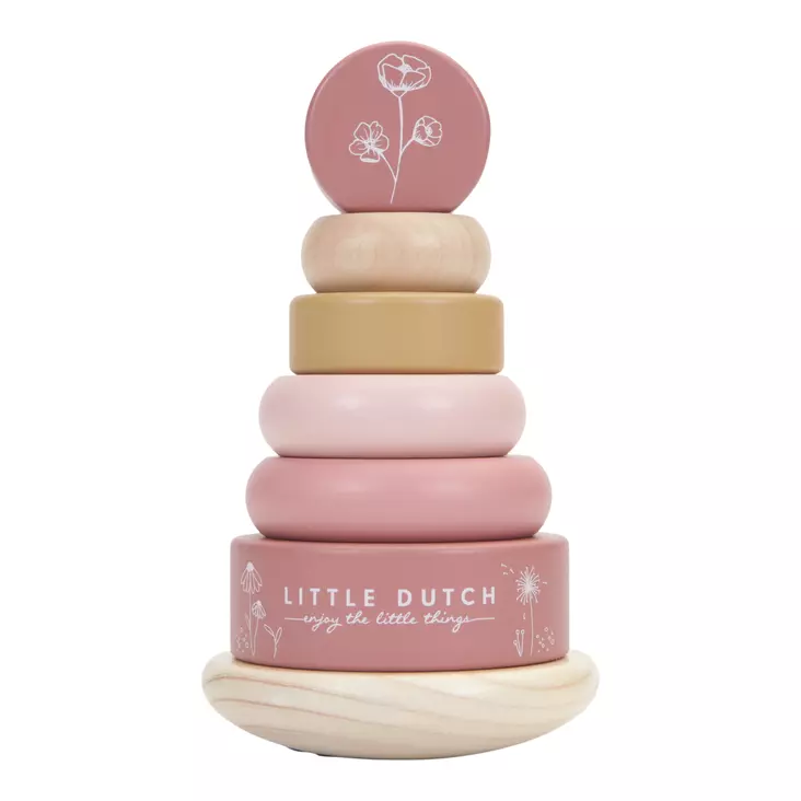 Little Dutch palikkatorni - Puulelut - 8713291880122 - 1