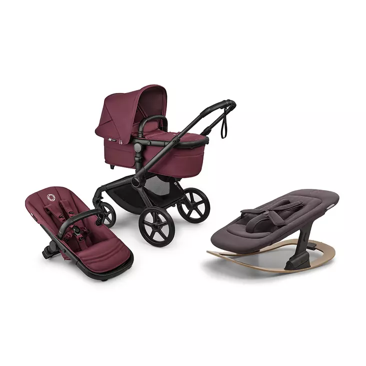 Bugaboo Fox5 Renew yhdistelmävaunut ja Giraffe baby rocker - Yhdistelmävaunut - 87174475741112 - 1