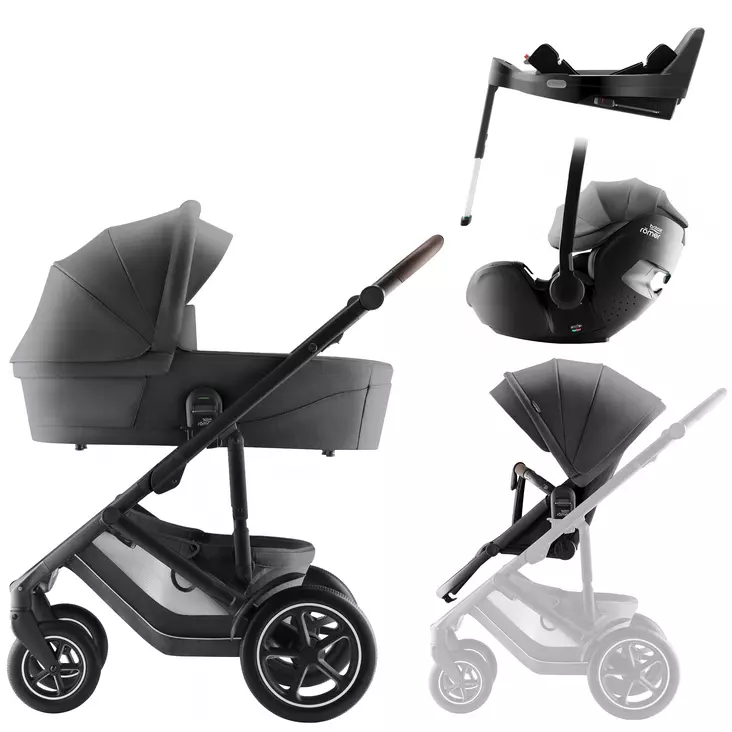 Britax Smile 5Z starttipaketti (Baby-Safe Pro turvakaukalolla) - Lastenvaunujen starttipaketit - 4000121212232 - 1
