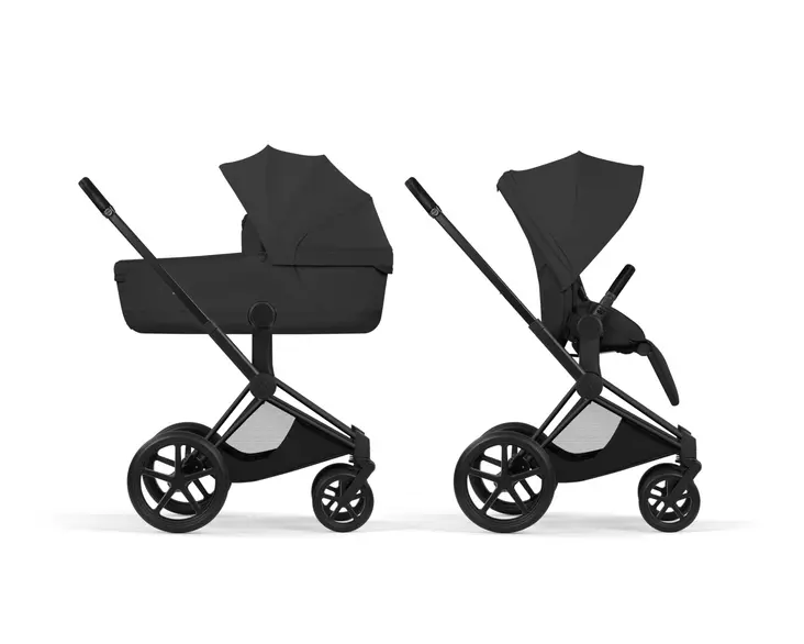 Cybex Priam Style yhdistelmävaunut (Matt Black) - Yhdistelmävaunut - 4063846560052 - 1