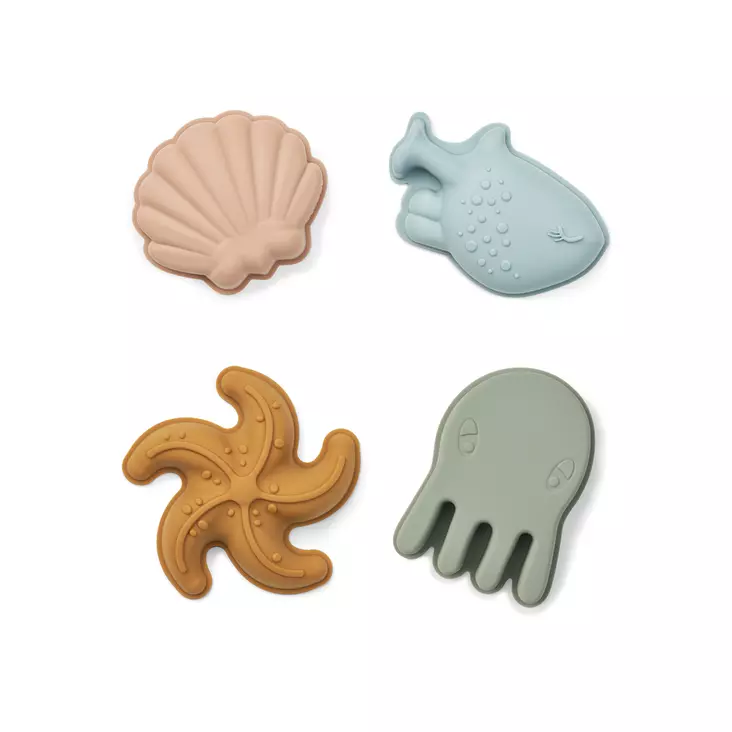 Liewood Gill hiekkamuotit 4kpl - Hiekkalelut - 5715493242572 - 1